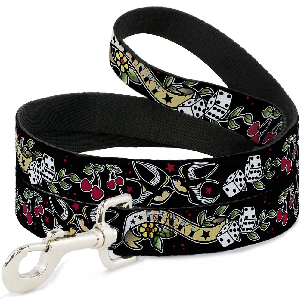 Dog Leash - Lucky Black Dog Leashes Buckle-Down