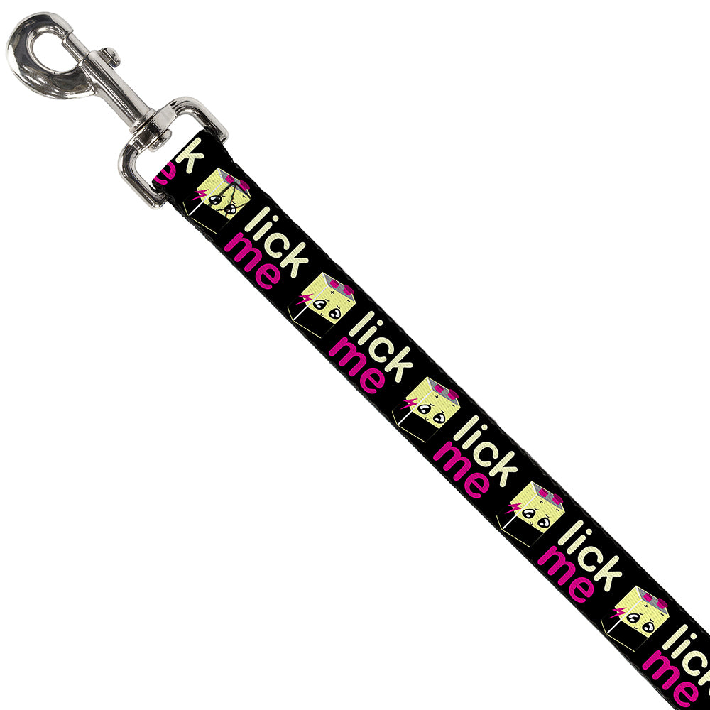 Dog Leash - LICK ME Battery Cartoon Dog Leashes Buckle-Down