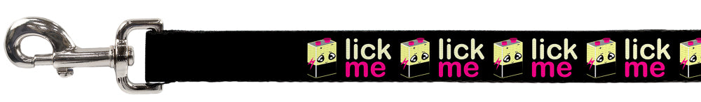 Dog Leash - LICK ME Battery Cartoon Dog Leashes Buckle-Down