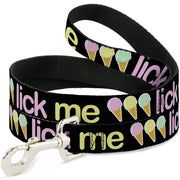 Buckle-Down Dog Leash - LICK ME Ice Cream Cones Dog Leashes Buckle-Down