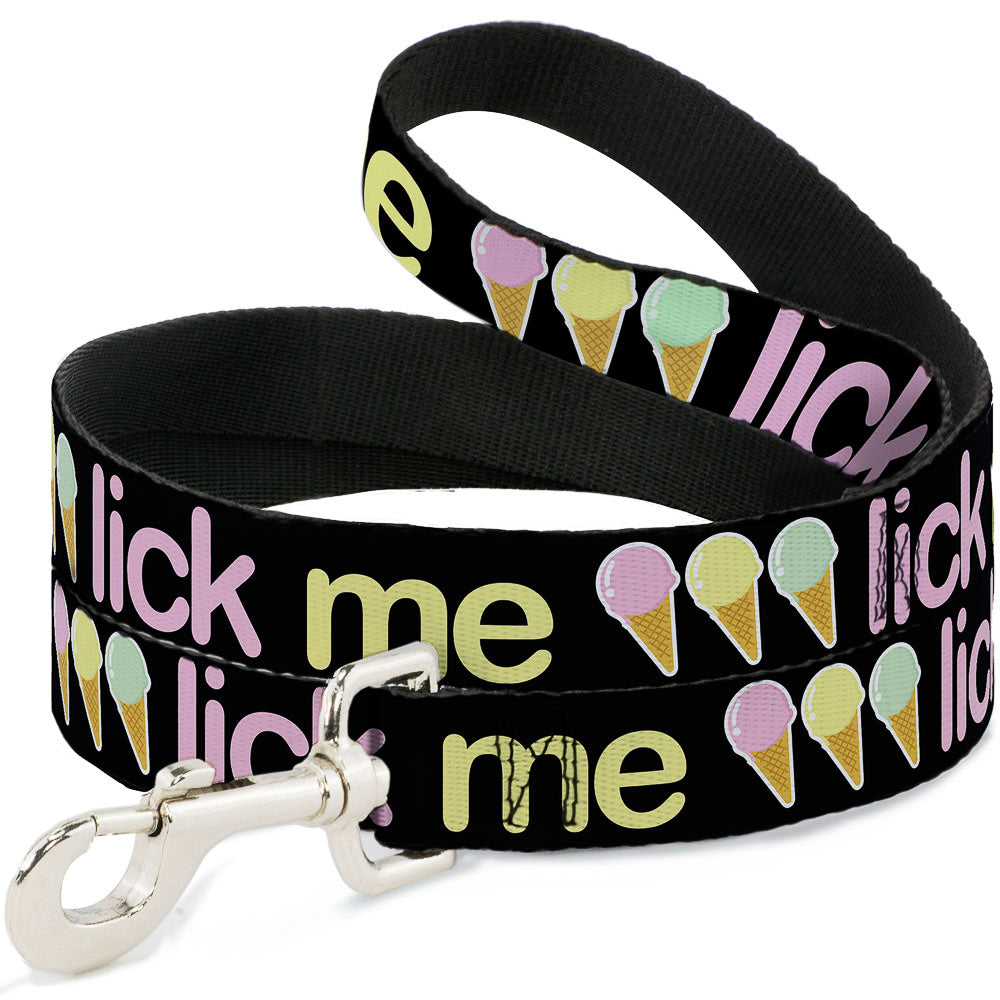 Buckle-Down Dog Leash - LICK ME Ice Cream Cones Dog Leashes Buckle-Down