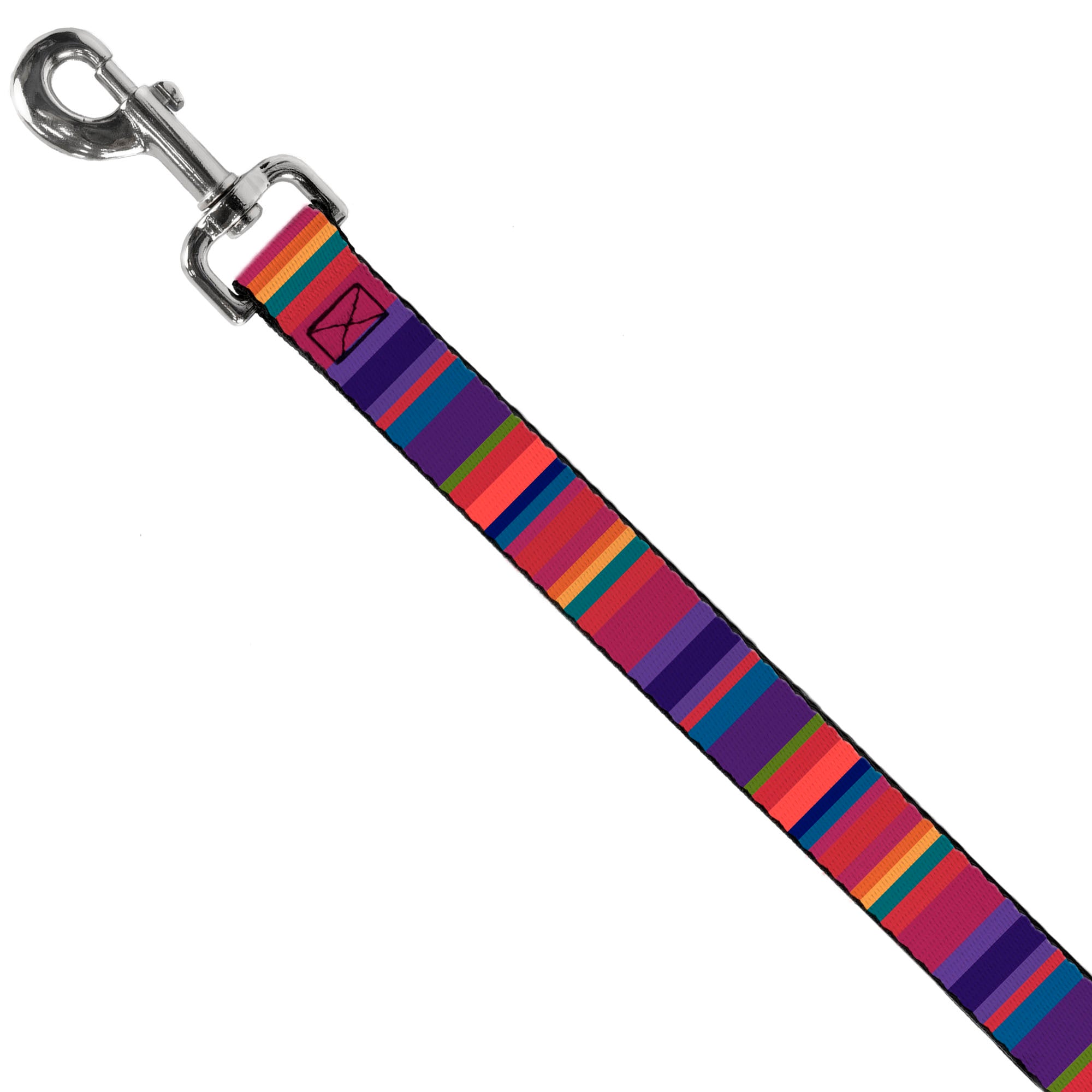 Dog Leash - Lines Reds/Purples Dog Leashes Buckle-Down