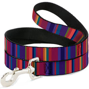 Dog Leash - Lines Reds/Purples Dog Leashes Buckle-Down