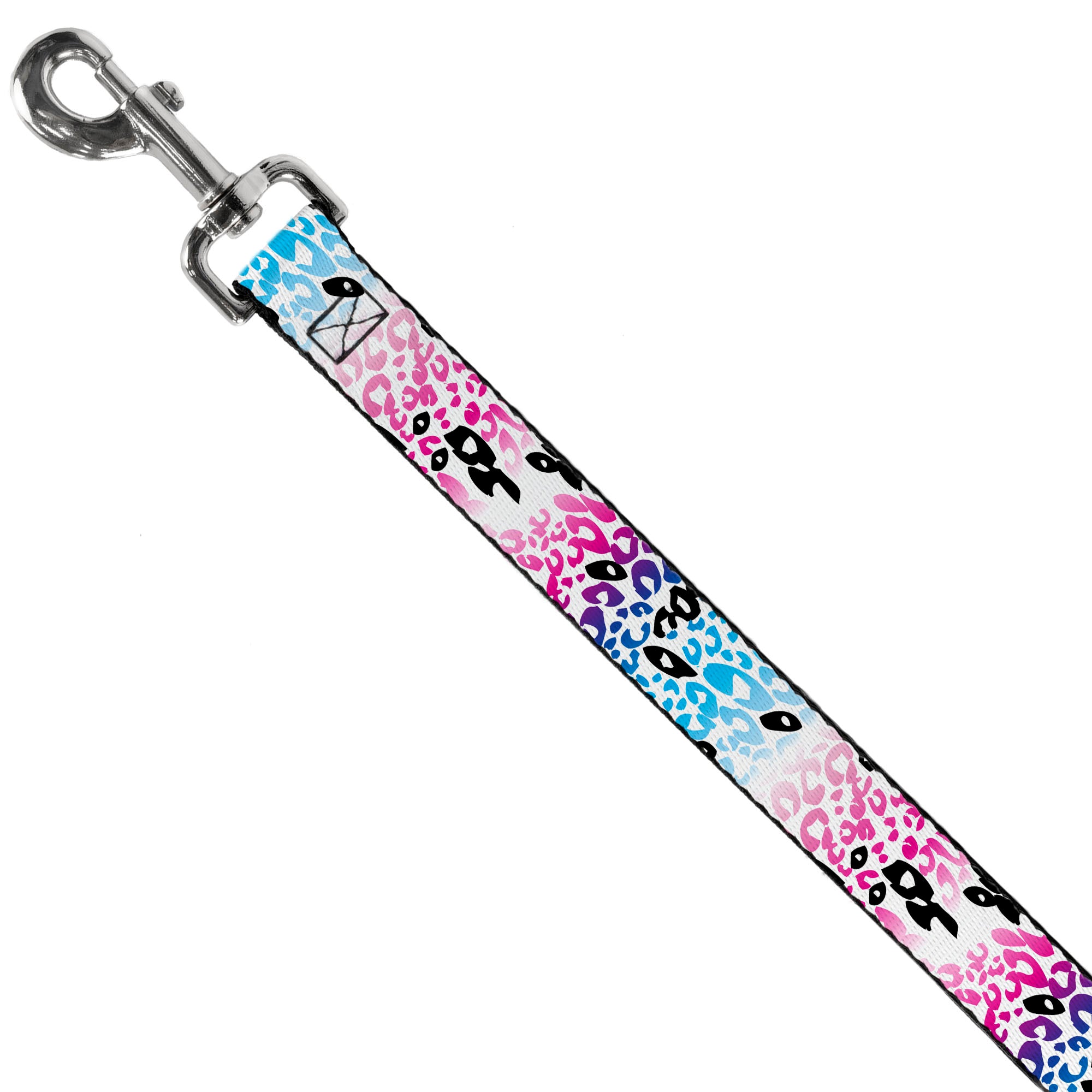 Dog Leash - Leopard White/Pinks/Blues/Black Dog Leashes Buckle-Down