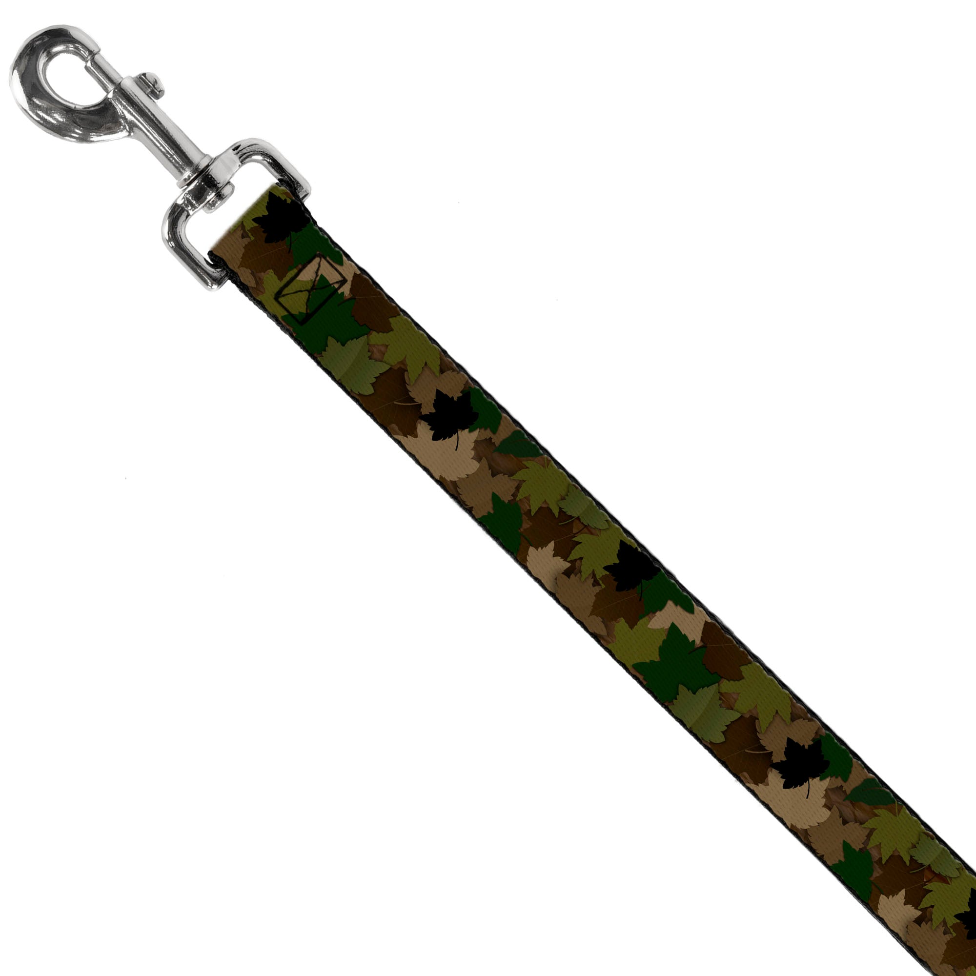 Dog Leash - Leaf Camo Browns/Greens/Black Dog Leashes Buckle-Down