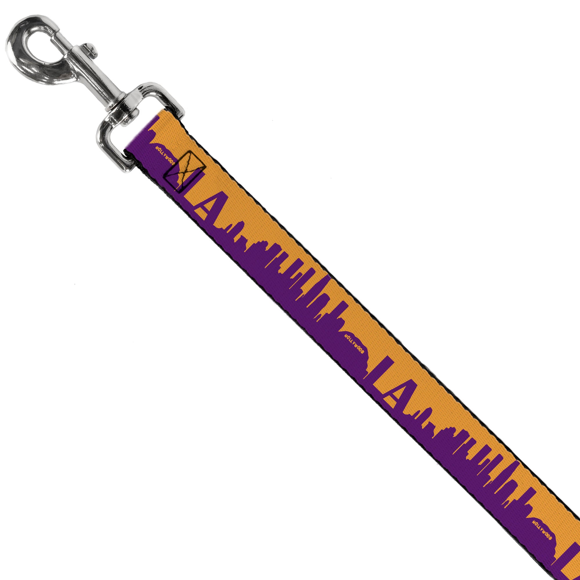 Dog Leash - Los Angeles Solid Skyline/LA Gold/Purple Dog Leashes Buckle-Down