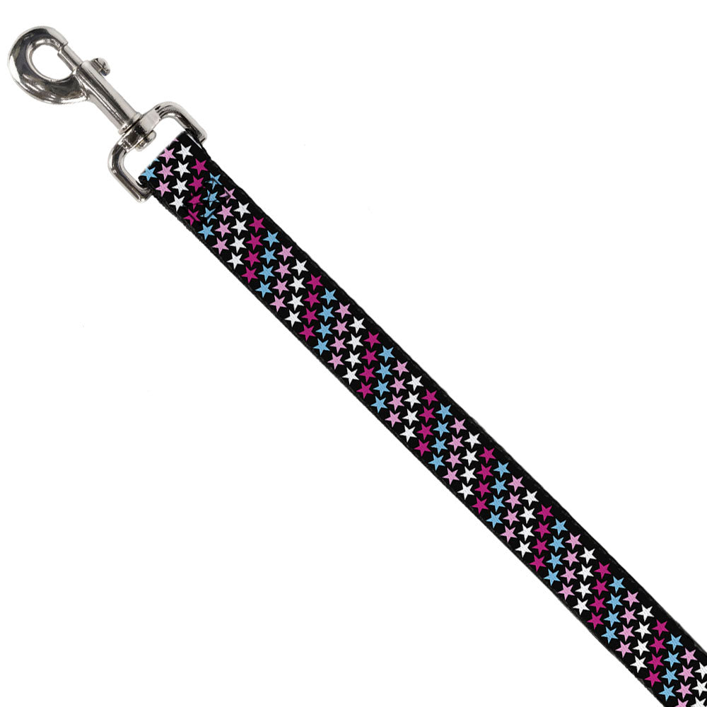 Dog Leash - Mini Stars Black/Pink/Blue/White Dog Leashes Buckle-Down