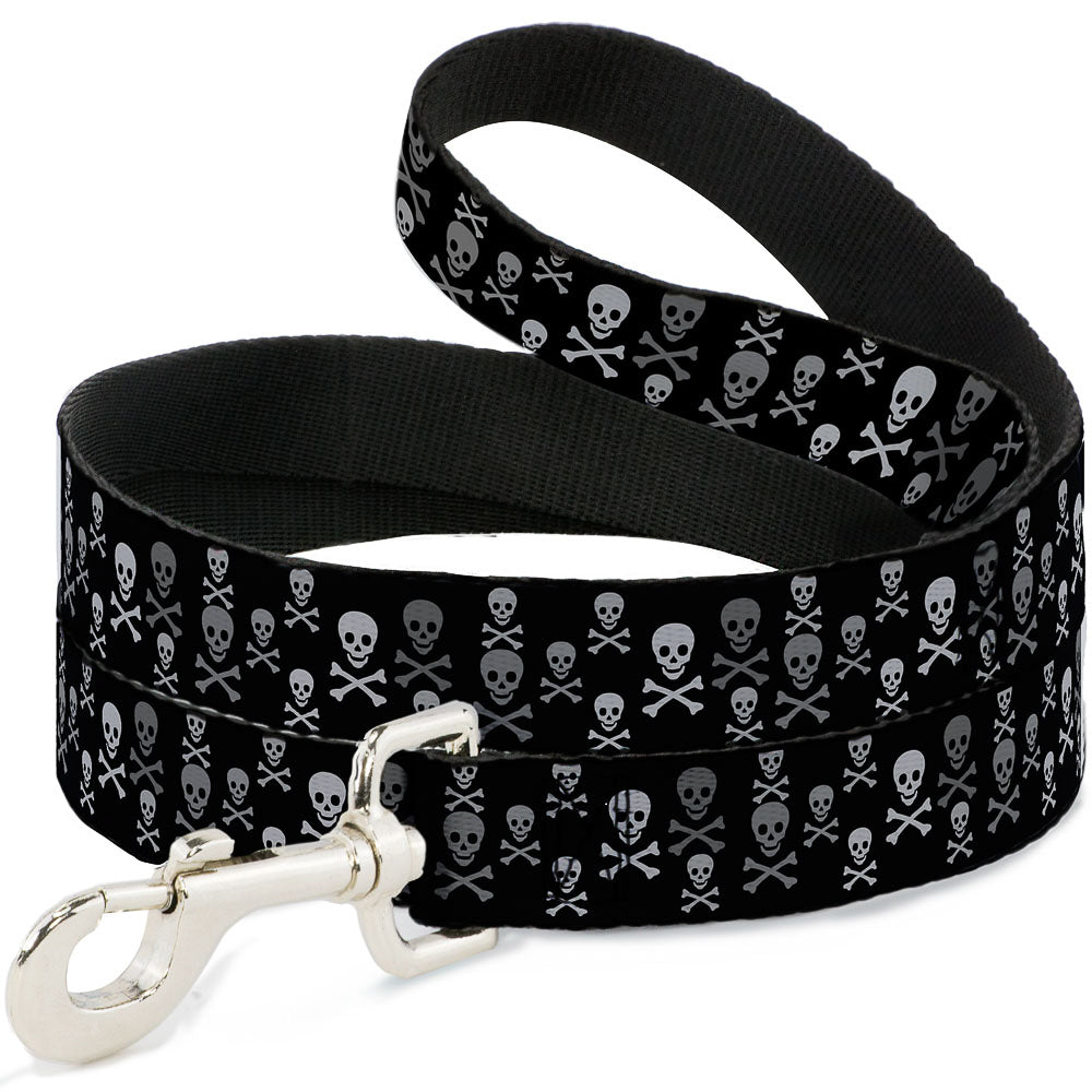 Dog Leash - Multi Skull Black/Gray Dog Leashes Buckle-Down