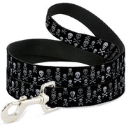 Dog Leash - Multi Skull Black/Gray Dog Leashes Buckle-Down