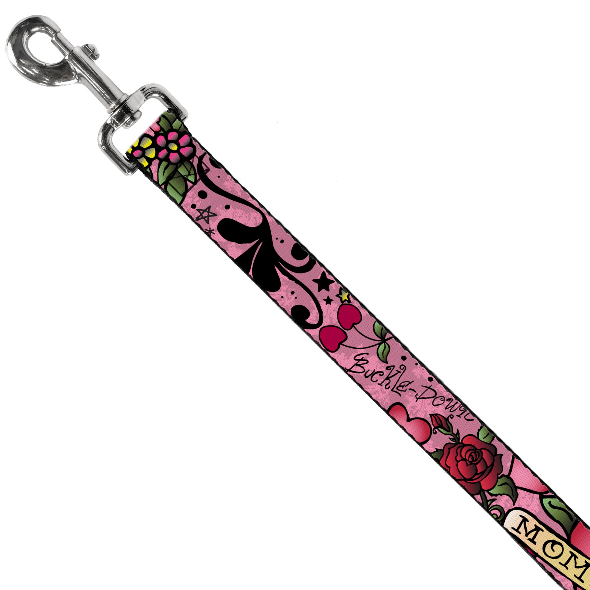 Dog Leash - Mom & Dad Pink Dog Leashes Buckle-Down
