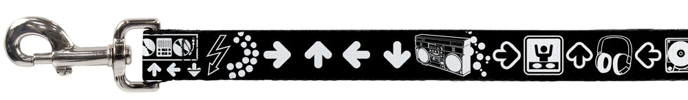 Dog Leash - Music Happy Face Dog Leashes Buckle-Down