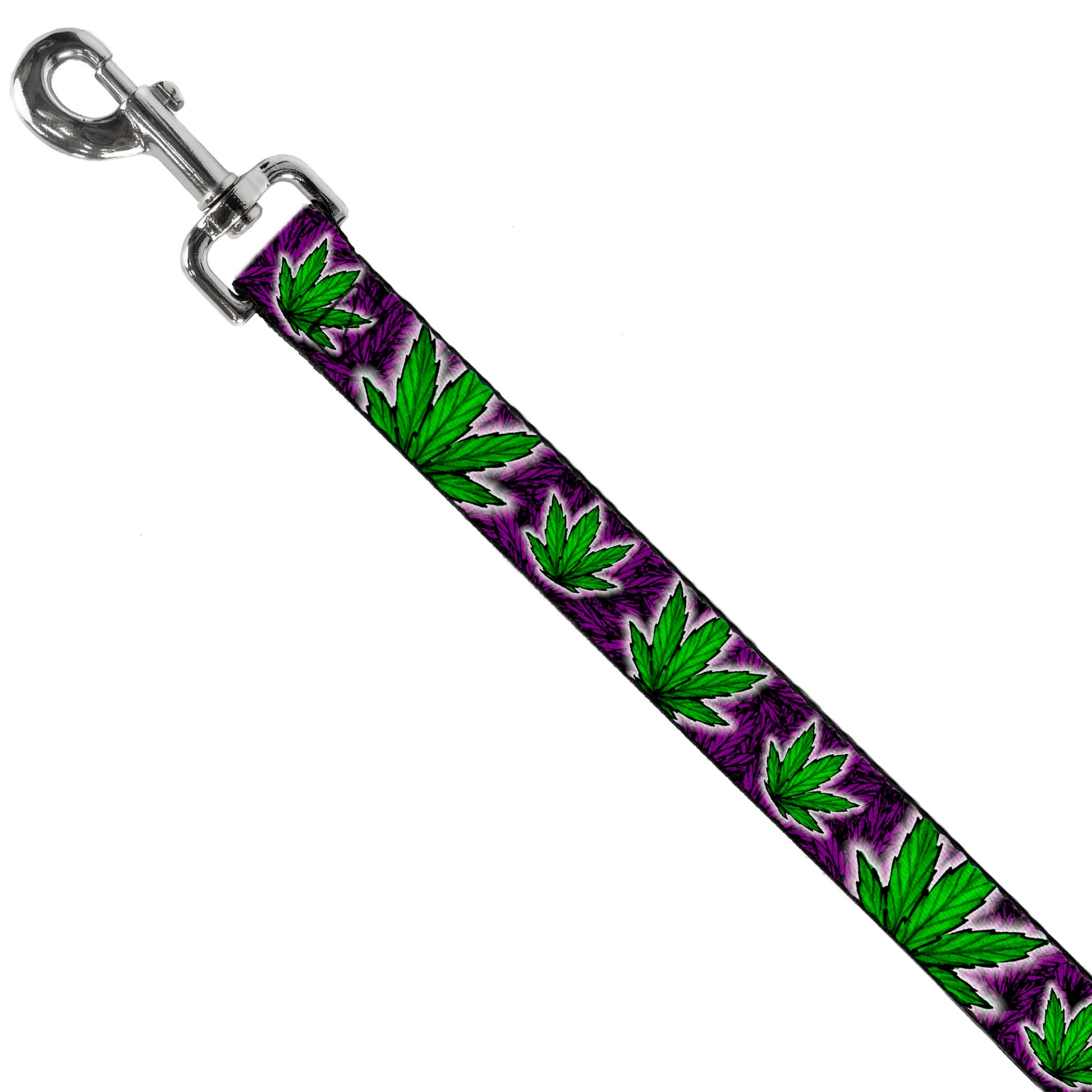 Buckle-Down Dog Leash - Marijuana Haze Purple Dog Leashes Buckle-Down