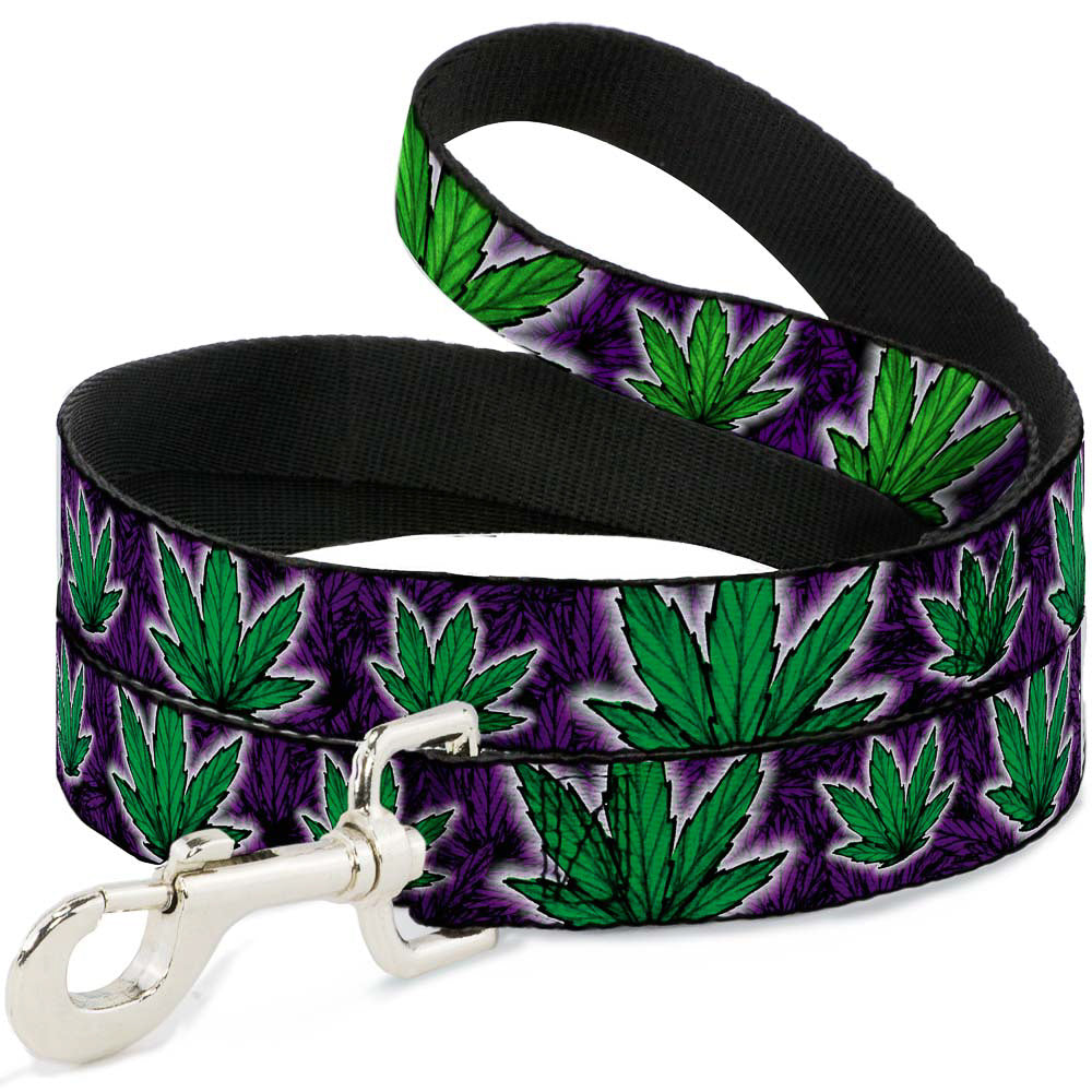 Buckle-Down Dog Leash - Marijuana Haze Purple Dog Leashes Buckle-Down