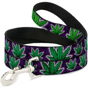Buckle-Down Dog Leash - Marijuana Haze Purple Dog Leashes Buckle-Down