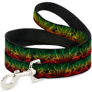 Buckle-Down Dog Leash - Marijuana Haze Rasta/Rasta Dog Leashes Buckle-Down