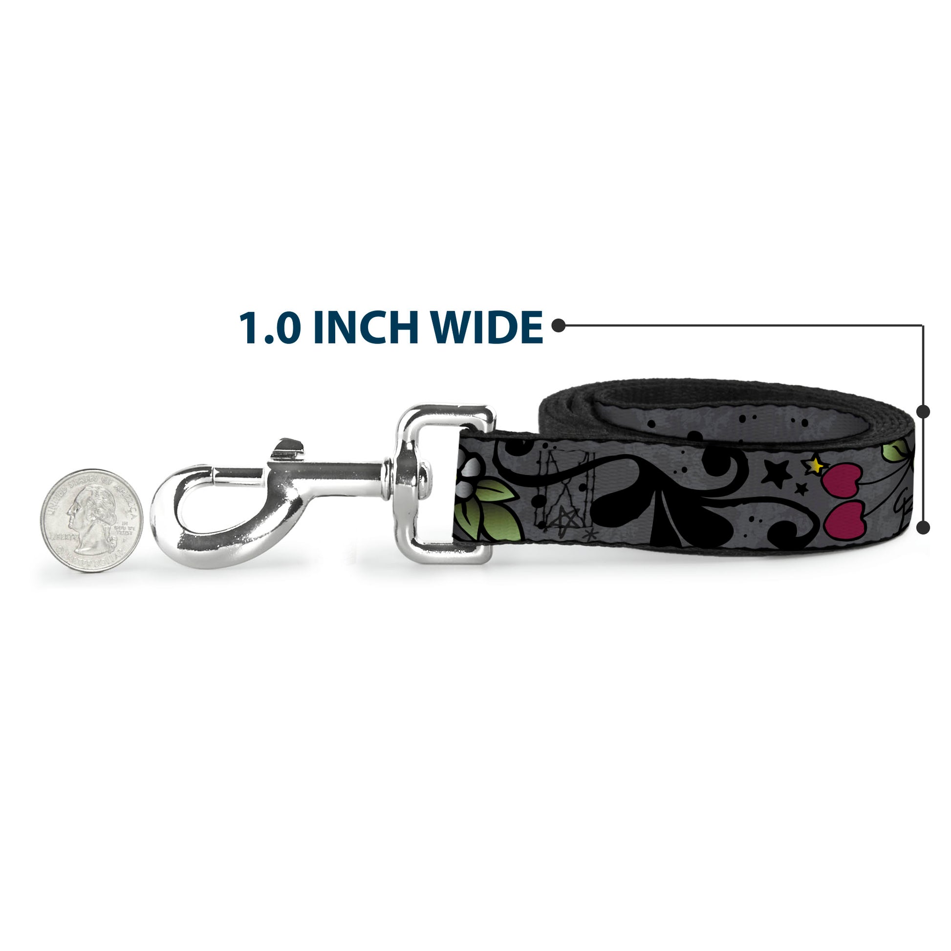 Dog Leash - Mom & Mom Gray Dog Leashes Buckle-Down