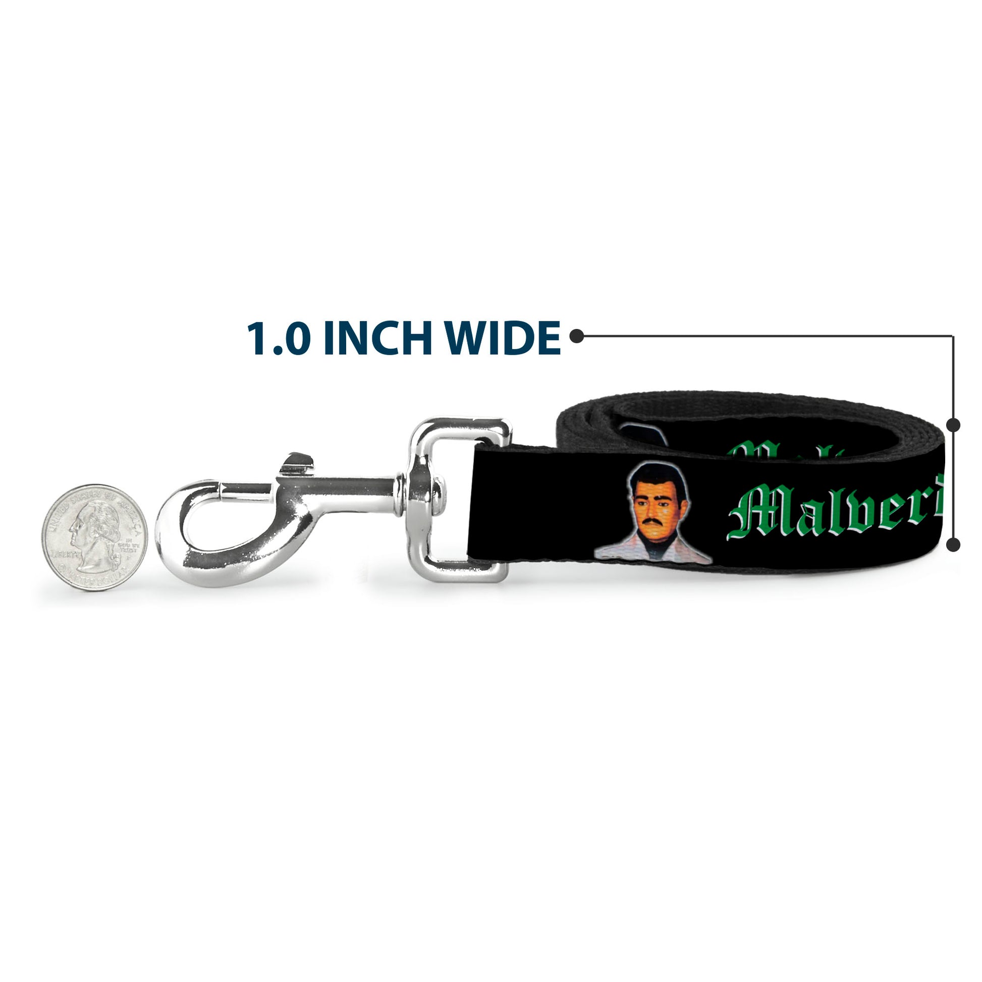 Dog Leash - Malverde Repeat Dog Leashes Buckle-Down