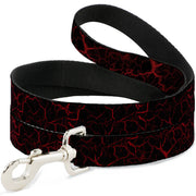 Dog Leash - Marble Black/Red Dog Leashes Buckle-Down