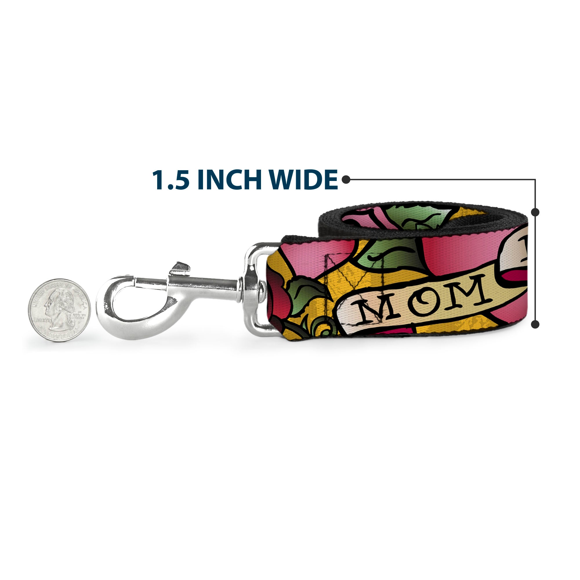 Dog Leash - Mom & Mom Yellow Dog Leashes Buckle-Down