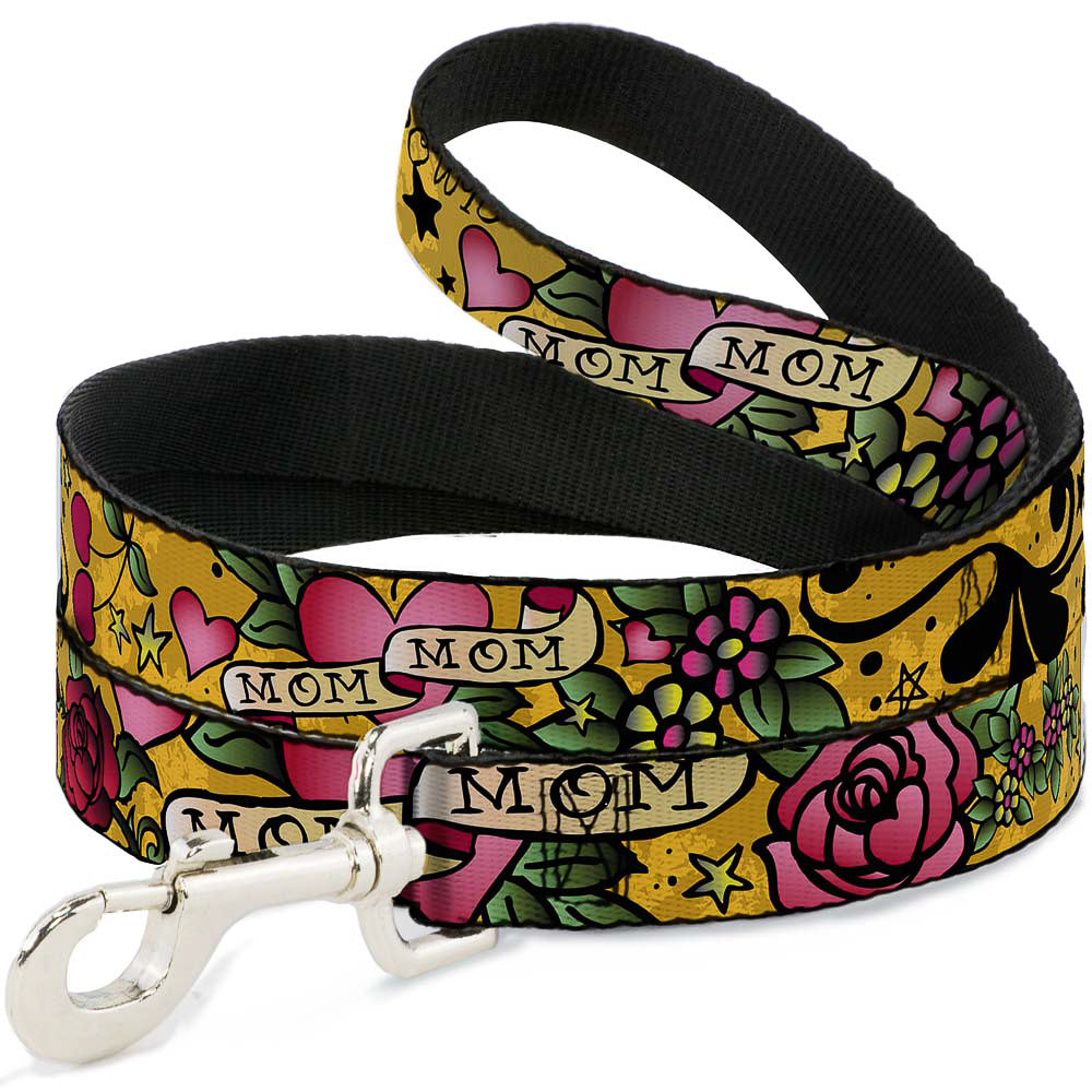 Dog Leash - Mom & Mom Yellow Dog Leashes Buckle-Down