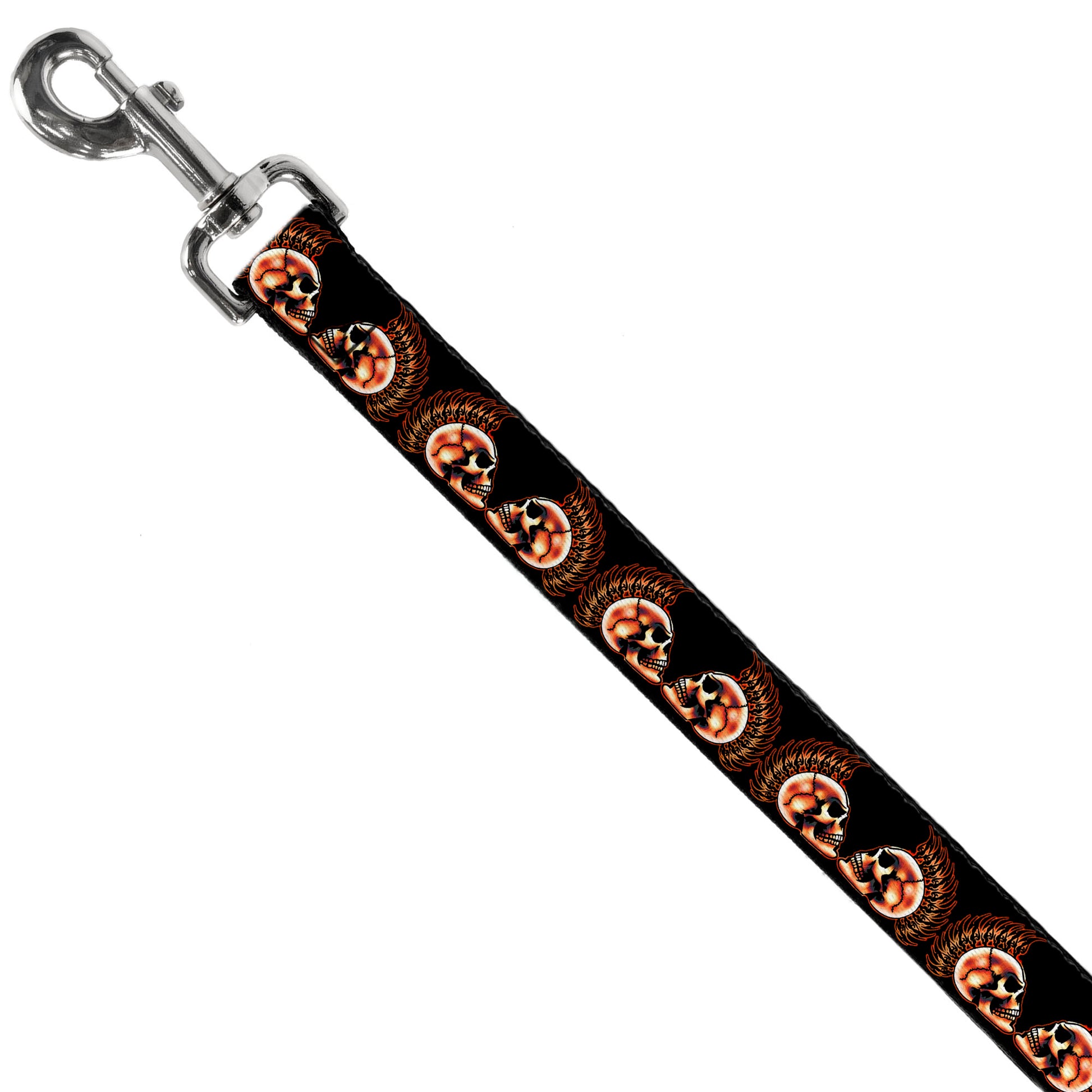 Dog Leash - Mohawk Skulls - NO Star Dog Leashes Buckle-Down