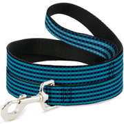 Dog Leash - Mini Buffalo Plaid Navy/Blue Dog Leashes Buckle-Down
