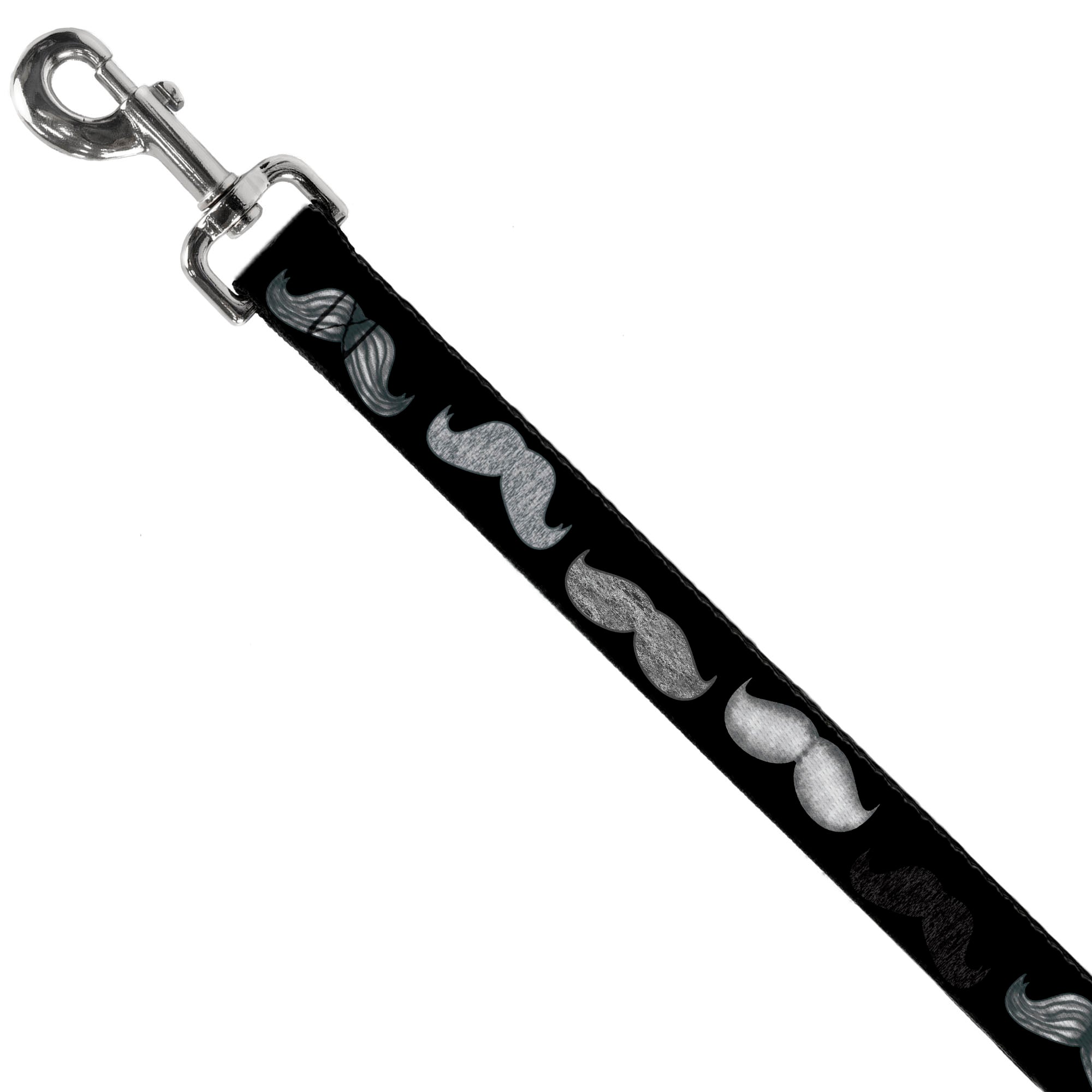 Dog Leash - Mustache Sketch Black/White Dog Leashes Buckle-Down