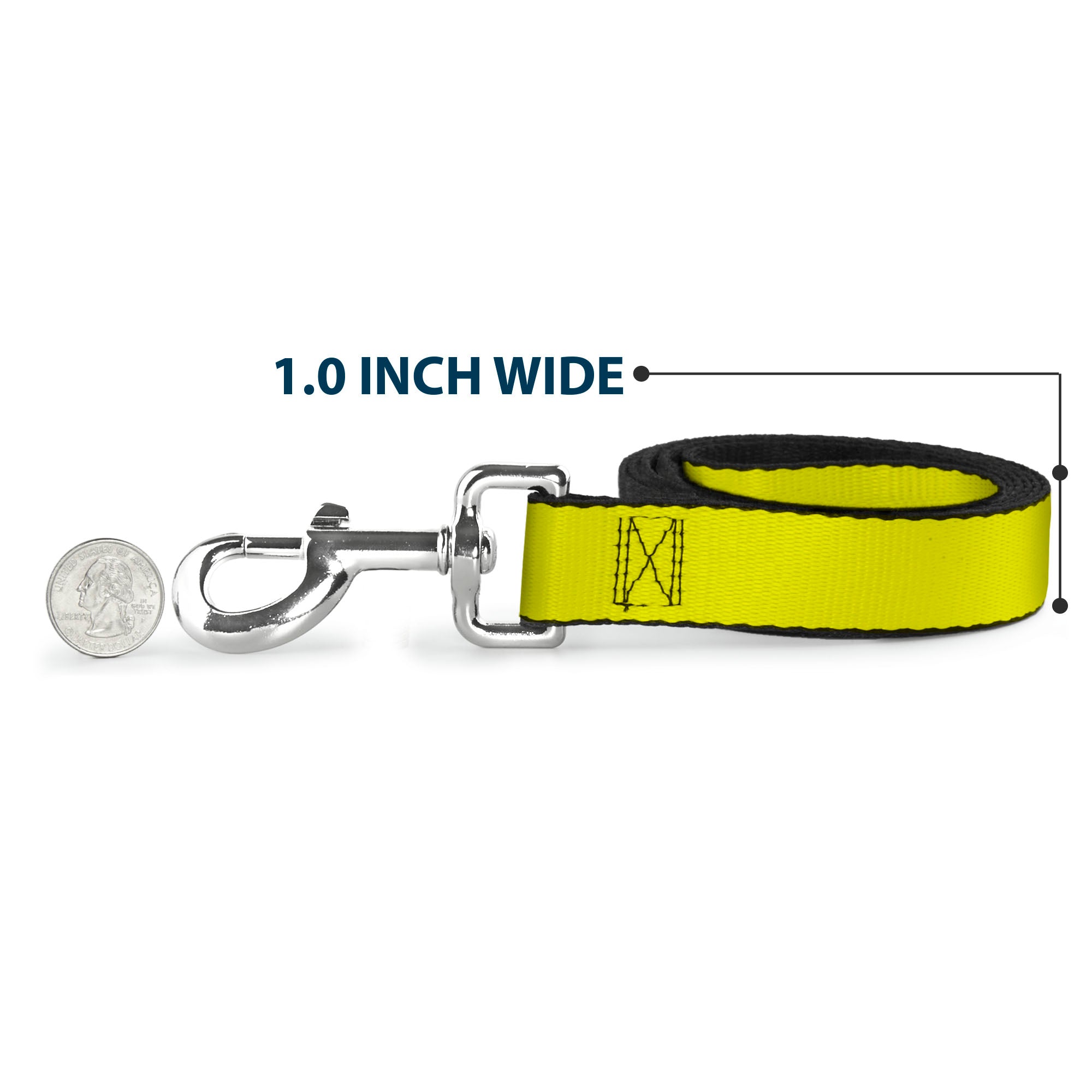 Dog Leash - Neon Yellow Dog Leashes Buckle-Down