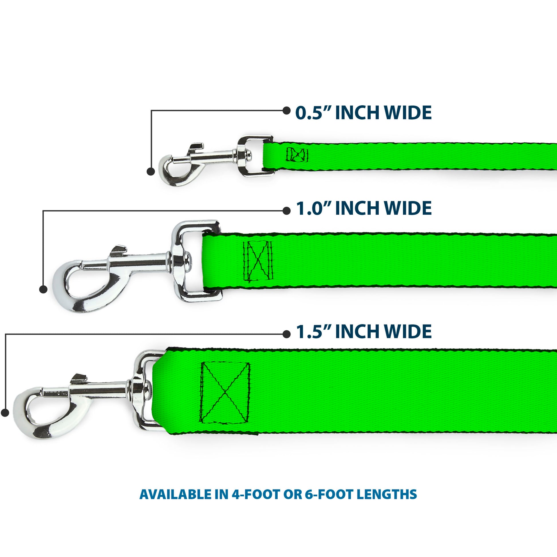 Dog Leash - Neon Green Dog Leashes Buckle-Down