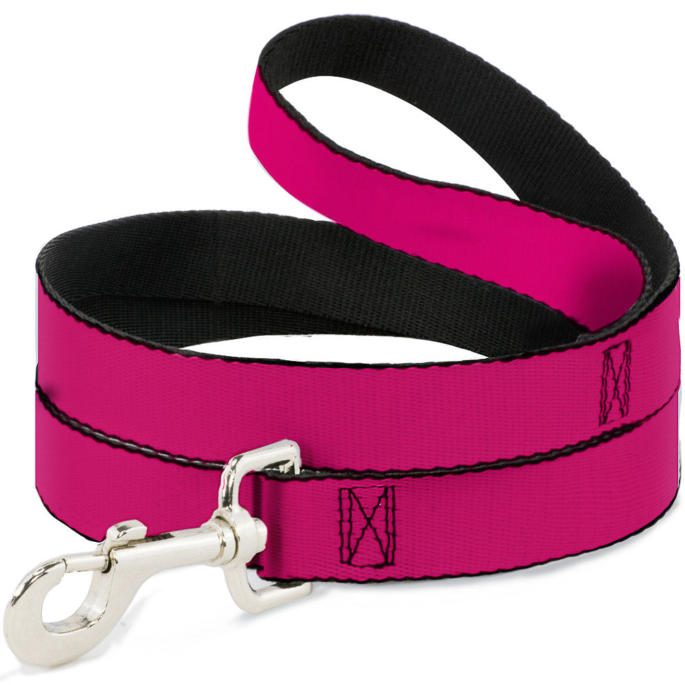 Dog Leash - Neon Pink Print Dog Leashes Buckle-Down