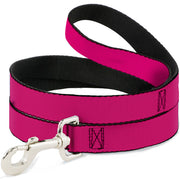 Dog Leash - Neon Pink Print Dog Leashes Buckle-Down
