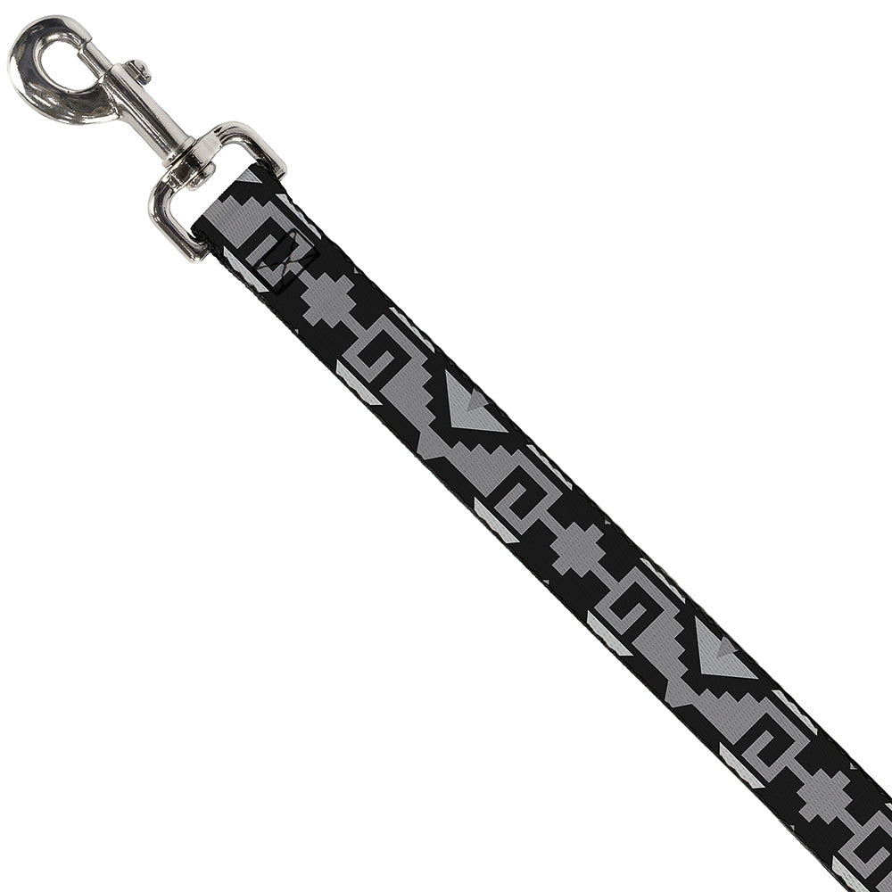 Dog Leash - Navajo2 Black/Gray Dog Leashes Buckle-Down