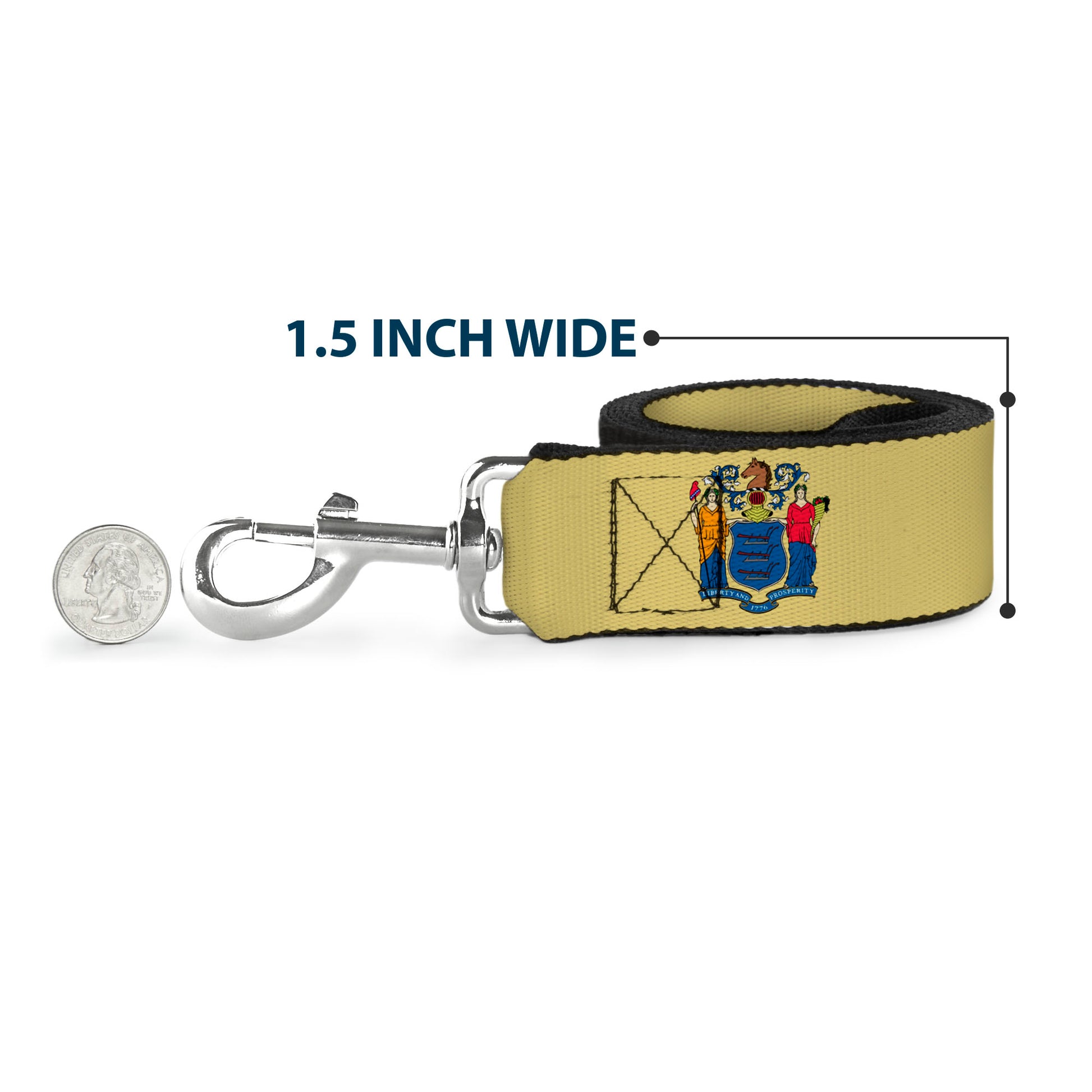 Dog Leash - New Jersey Flag Dog Leashes Buckle-Down