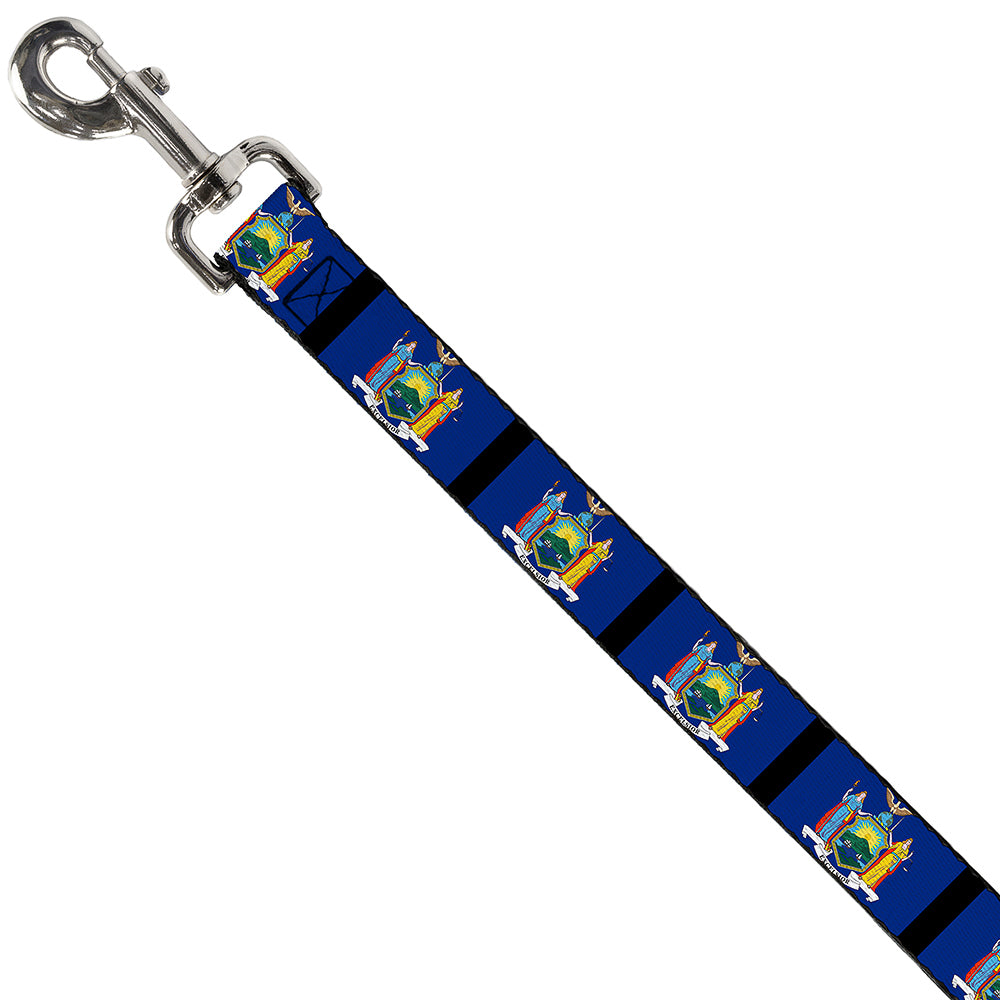 Dog Leash - New York Flags/Black Dog Leashes Buckle-Down