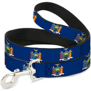 Dog Leash - New York Flag Continuous Dog Leashes Buckle-Down