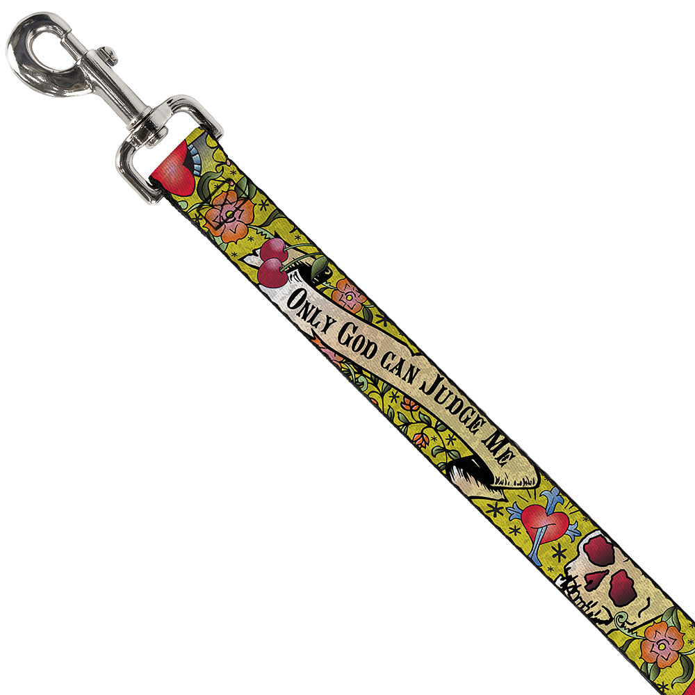 Dog Leash - Only God Can Judge Me Yellow Dog Leashes Buckle-Down