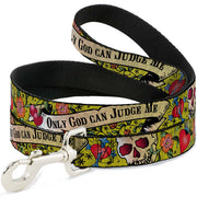 Dog Leash - Only God Can Judge Me Yellow Dog Leashes Buckle-Down