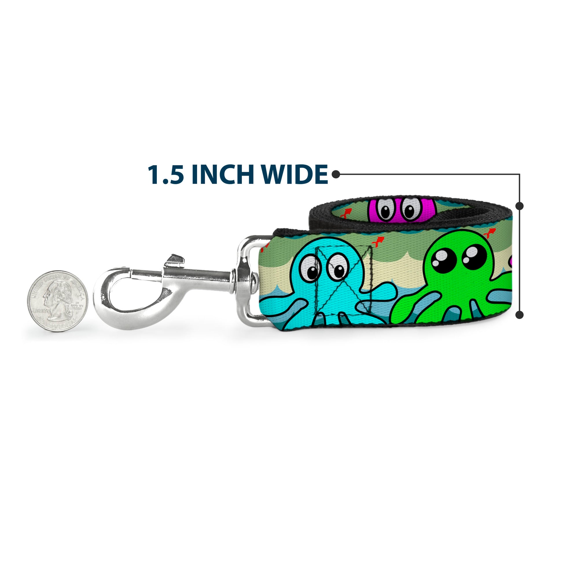 Dog Leash - Octopus Cartoon Dog Leashes Buckle-Down
