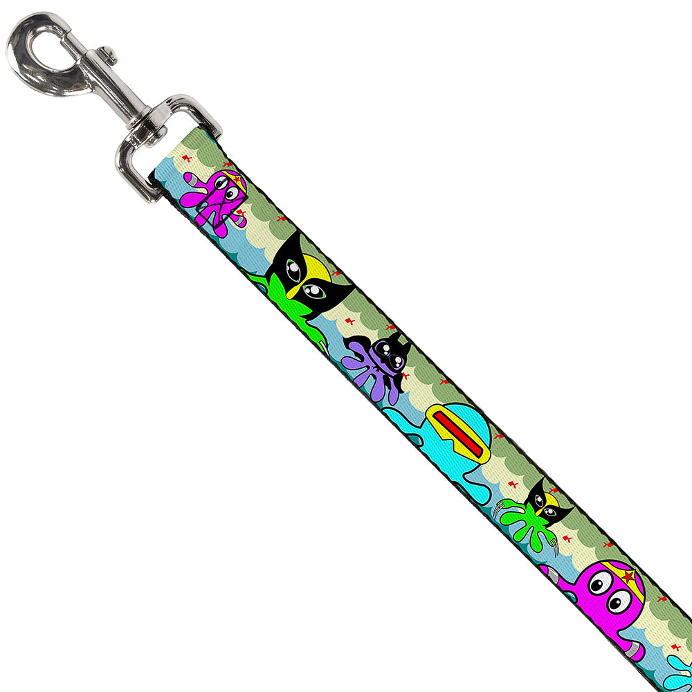 Dog Leash - Octopus Superhero Cartoon Dog Leashes Buckle-Down