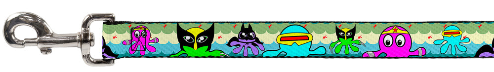Dog Leash - Octopus Superhero Cartoon Dog Leashes Buckle-Down