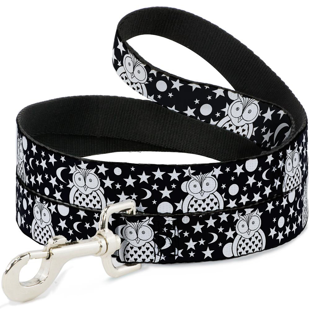 Dog Leash - Owls Black/White3 Dog Leashes Buckle-Down