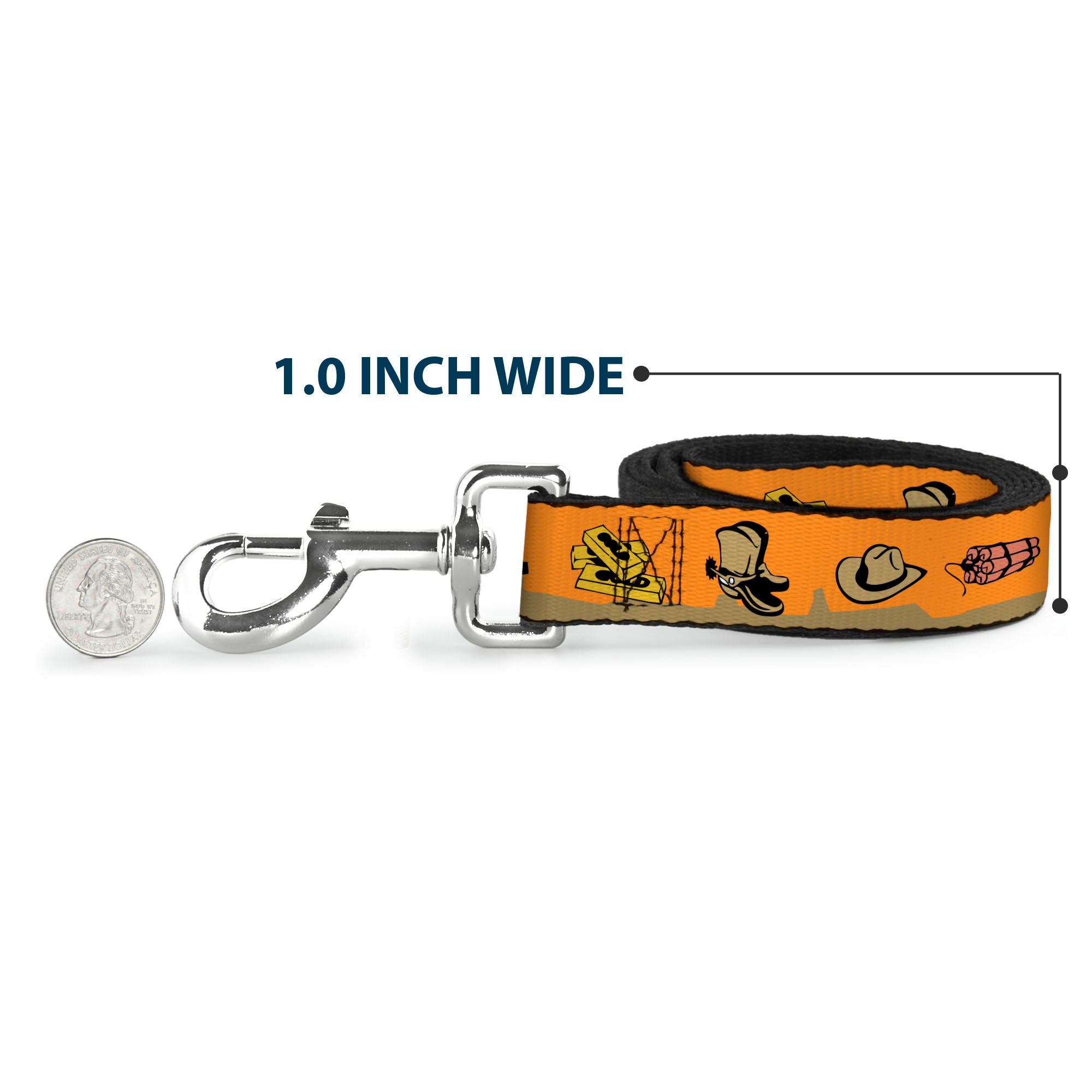 Dog Leash - Old Western Multi Color Dog Leashes Buckle-Down