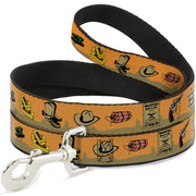 Dog Leash - Old Western Multi Color Dog Leashes Buckle-Down