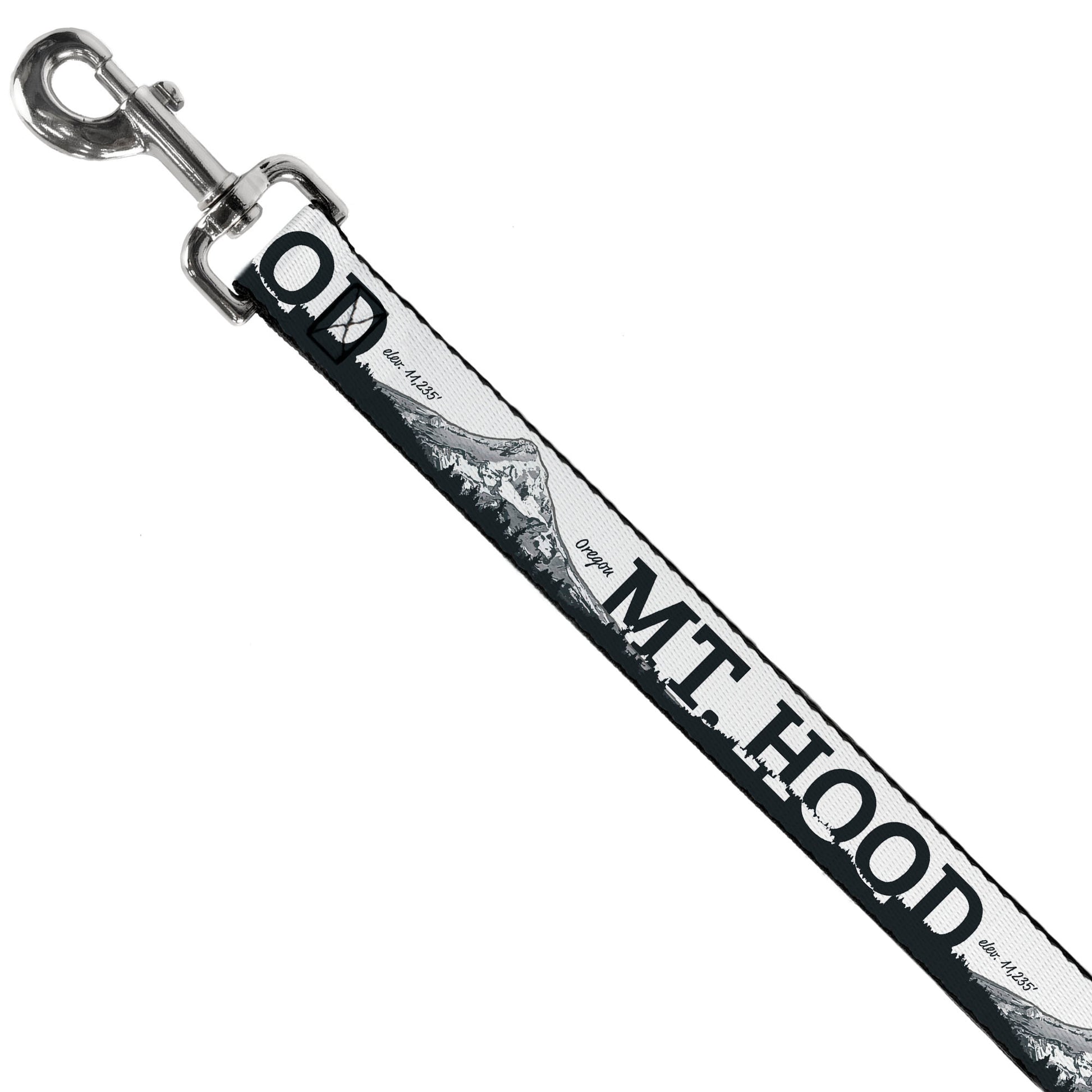 Dog Leash - Oregon MT. HOOD Scenery White/Grays Dog Leashes Buckle-Down