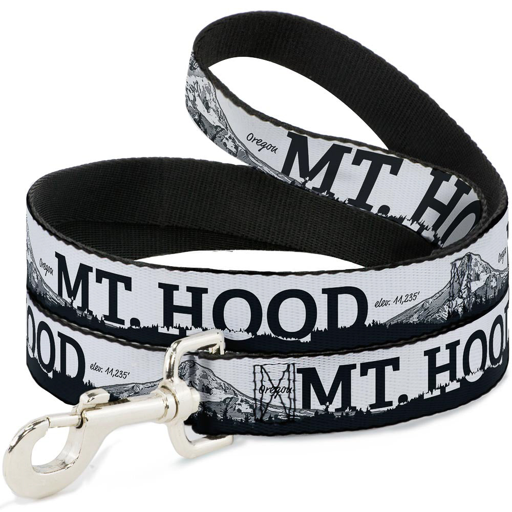 Dog Leash - Oregon MT. HOOD Scenery White/Grays Dog Leashes Buckle-Down