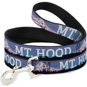 Dog Leash - Oregon MT. HOOD Scenery Blues/Purples/Black/White Dog Leashes Buckle-Down
