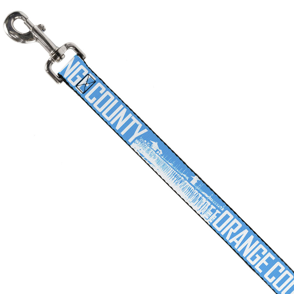Dog Leash - ORANGE COUNTY/Pier Scene Blue/White Dog Leashes Buckle-Down