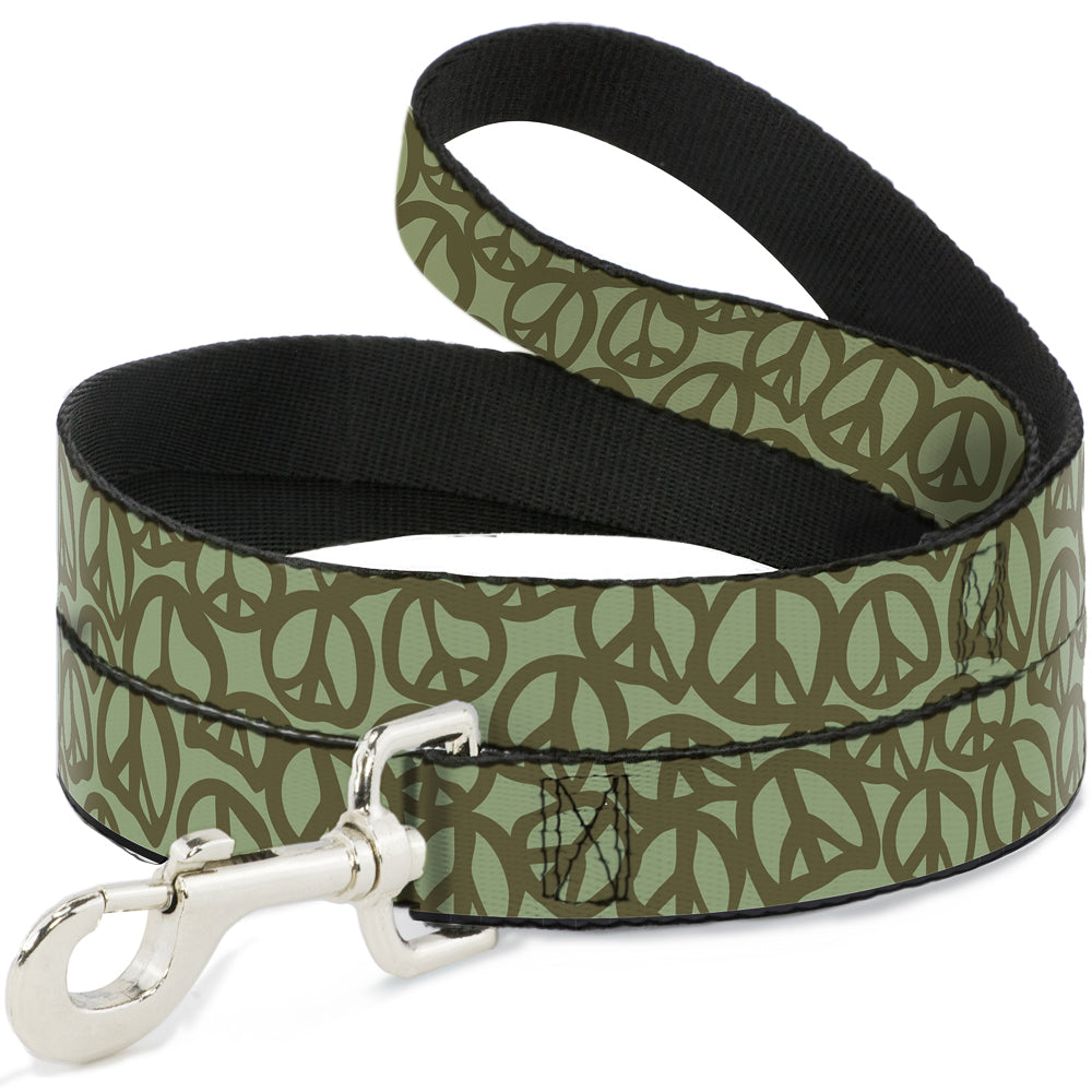 Dog Leash - Peace Sage/Olive Dog Leashes Buckle-Down