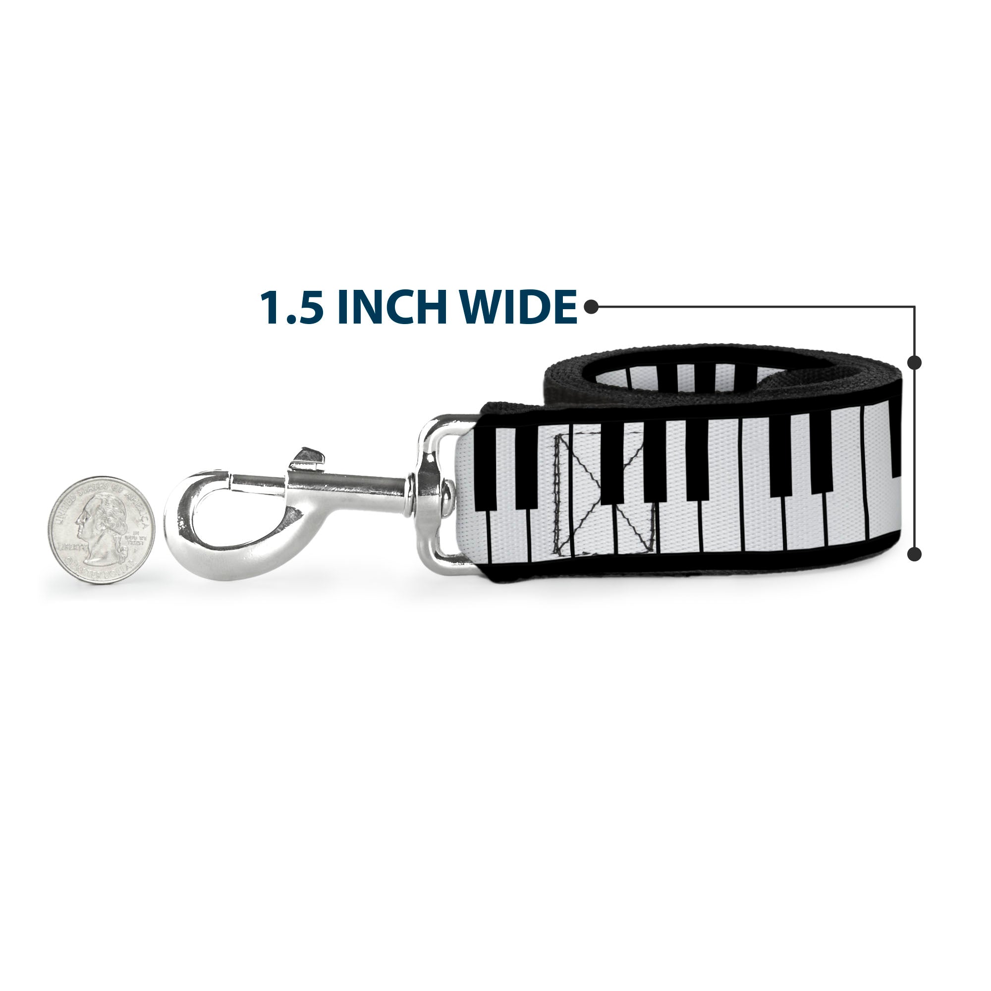 Dog Leash - Piano Keys Dog Leashes Buckle-Down