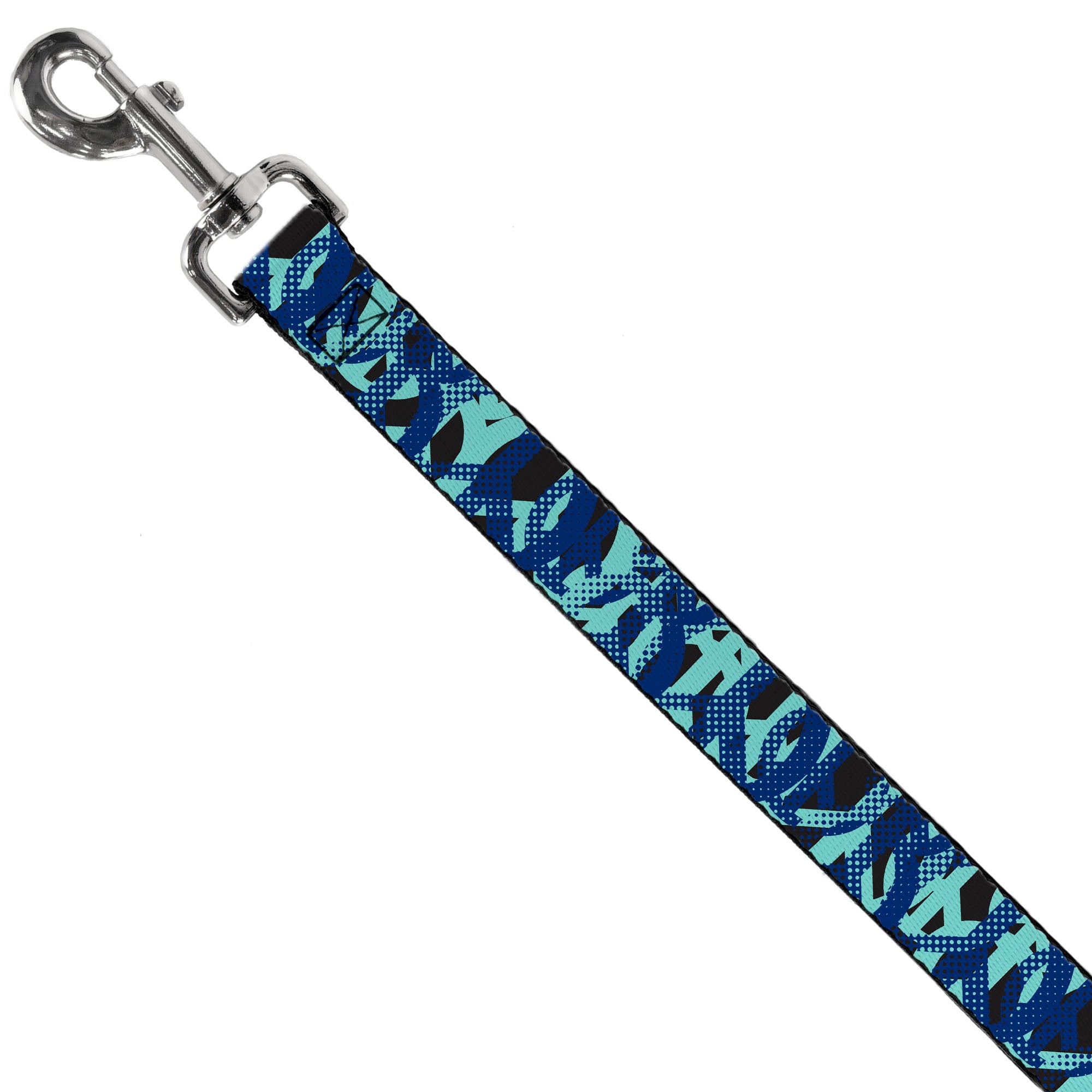 Dog Leash - Peace Dots White/Blue Dog Leashes Buckle-Down
